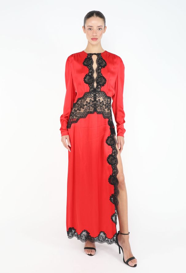 Alessandra Rich F/W 2016 Lace Trim Dress - 1