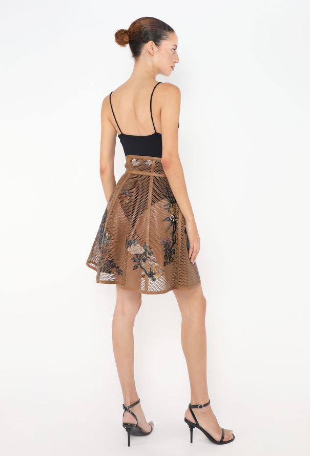 Dior STUNNING 2022 Hand-Painted Honeycomb Skirt - 6 Dior STUNNING 2022 Hand-Painted Honeycomb Skirt - 6