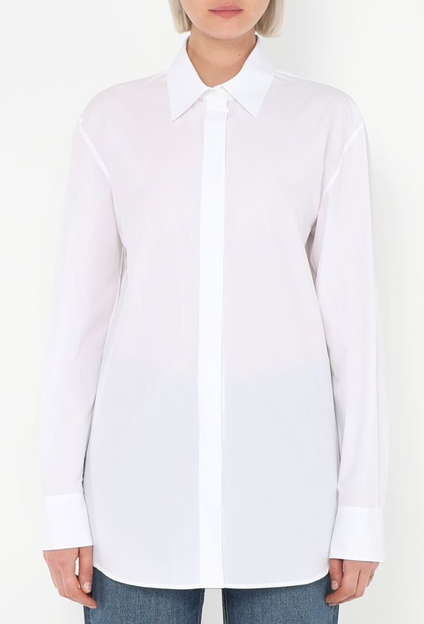 The Row 2023 Derica Tailored Poplin Shirt - 1