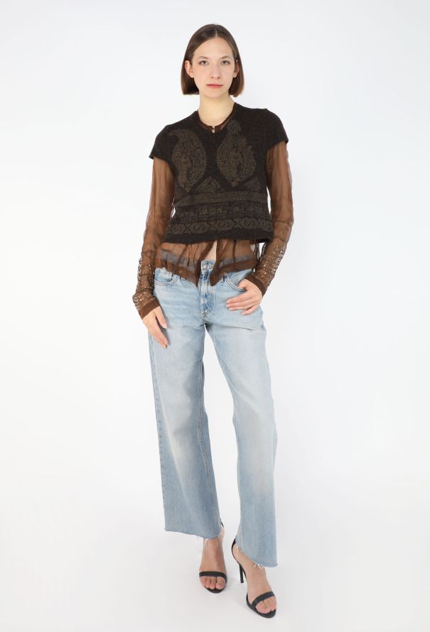 Dries Van Noten Layered Sweater Ensemble, 1997 - 5