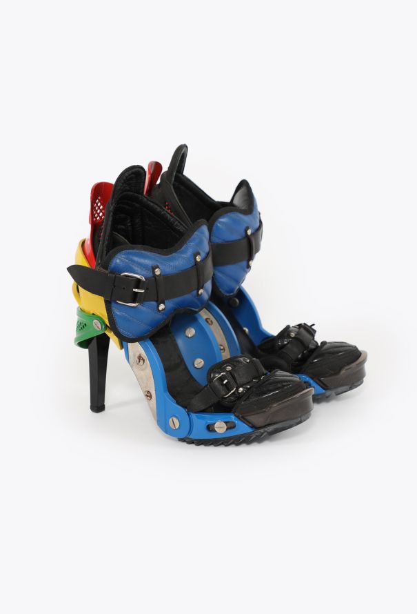 Balenciaga COLLECTOR F/W 2007 Colorblock Lego Heels - 3