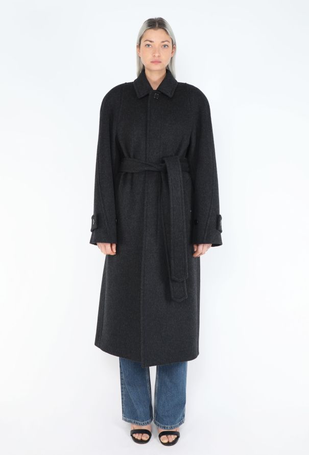 Phoebe Philo 2025 Belted Wool Car Coat - 1