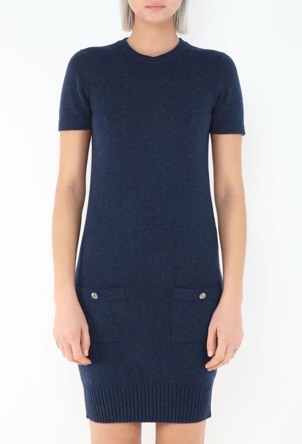 Chanel 2009 Cashmere Knit Dress - 4