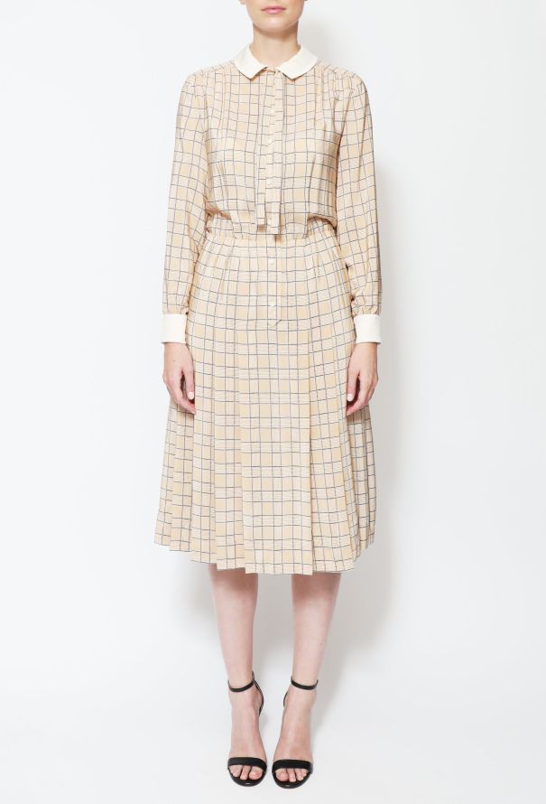 Louis Vuitton Scarf-Detail Shirt Dress