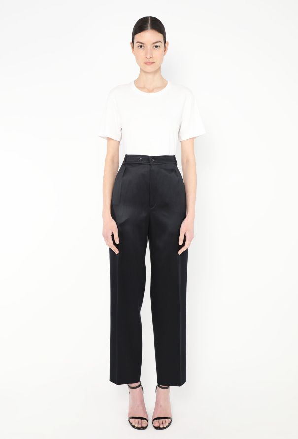 Saint Laurent Vintage Tailored Charmeuse Suit - 3