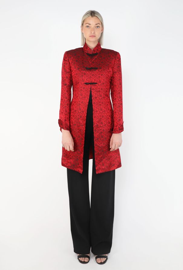 Shanghai Tang Silk Jacquard Jacket, 1990s - 1