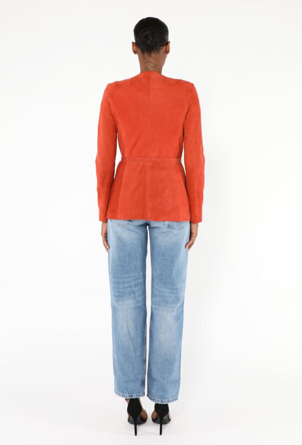 Altuzarra 2023 Belted Suede Jacket - 6
