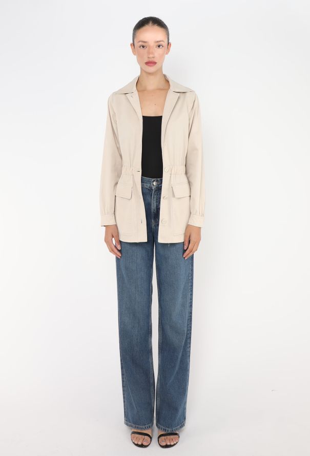 Saint Laurent RARE S/S 1973 Cinched Safari Jacket - 4 Saint Laurent RARE S/S 1973 Cinched Safari Jacket - 4