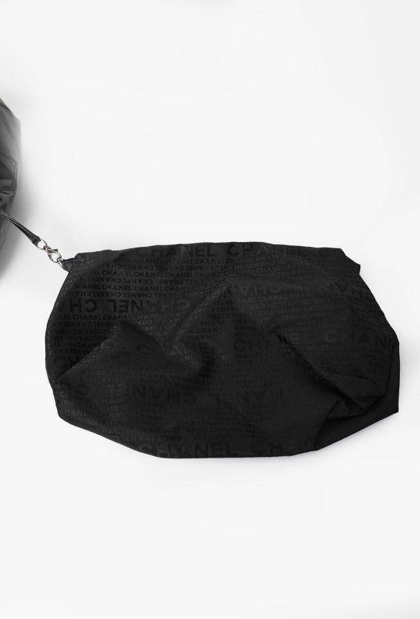 Chanel Black Patent Vinyl Coco Cabas XL Bag - 13