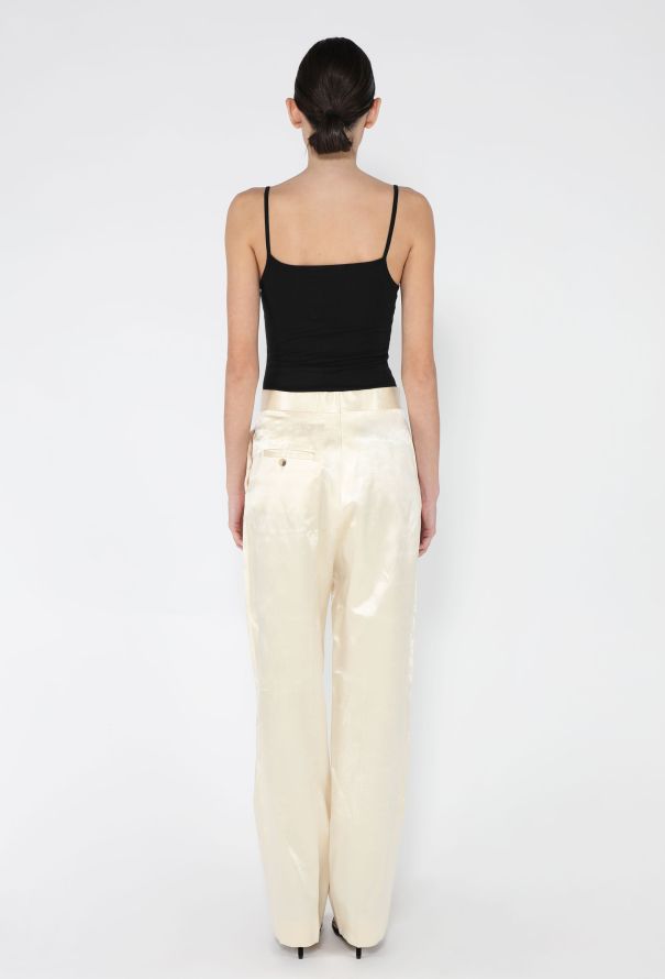 Céline S/S 2013 Tapered Satin Trousers - 5