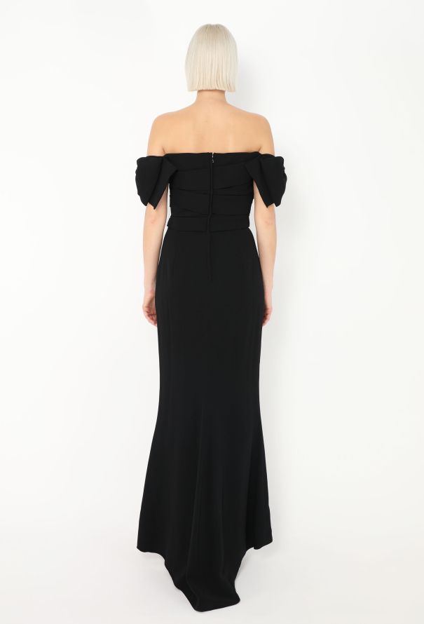 Dolce & Gabbana Off-Shoulder Draped Gown - 4 Dolce & Gabbana Off-Shoulder Draped Gown - 4