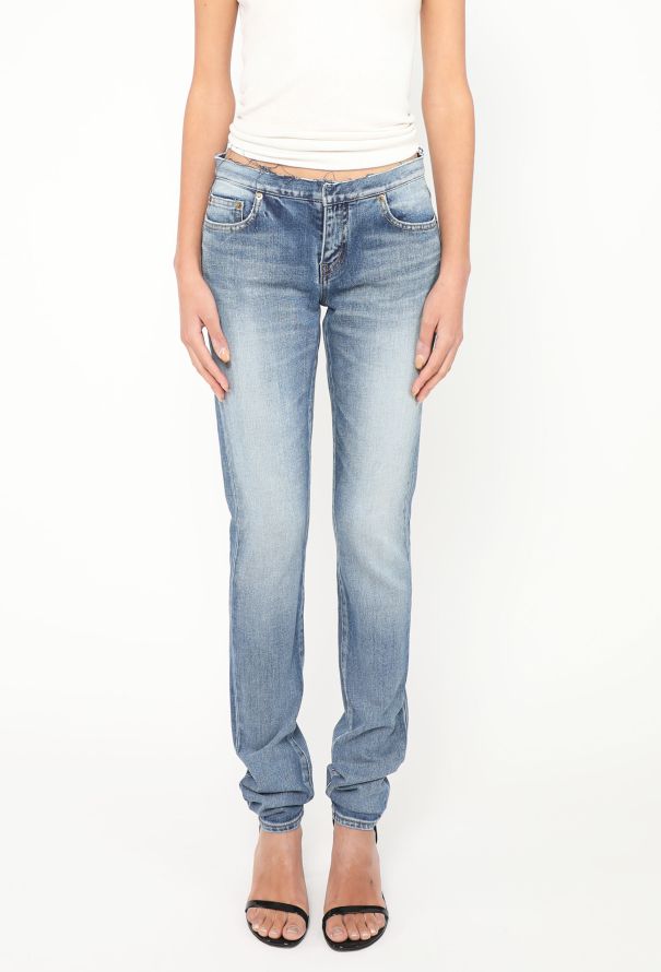 Saint Laurent S/S 2016 Distressed Slim Jeans - 3 Saint Laurent S/S 2016 Distressed Slim Jeans - 3