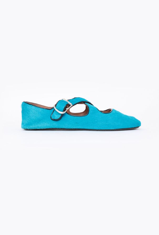 Alaïa 2023 Pony Hair Flats - 1