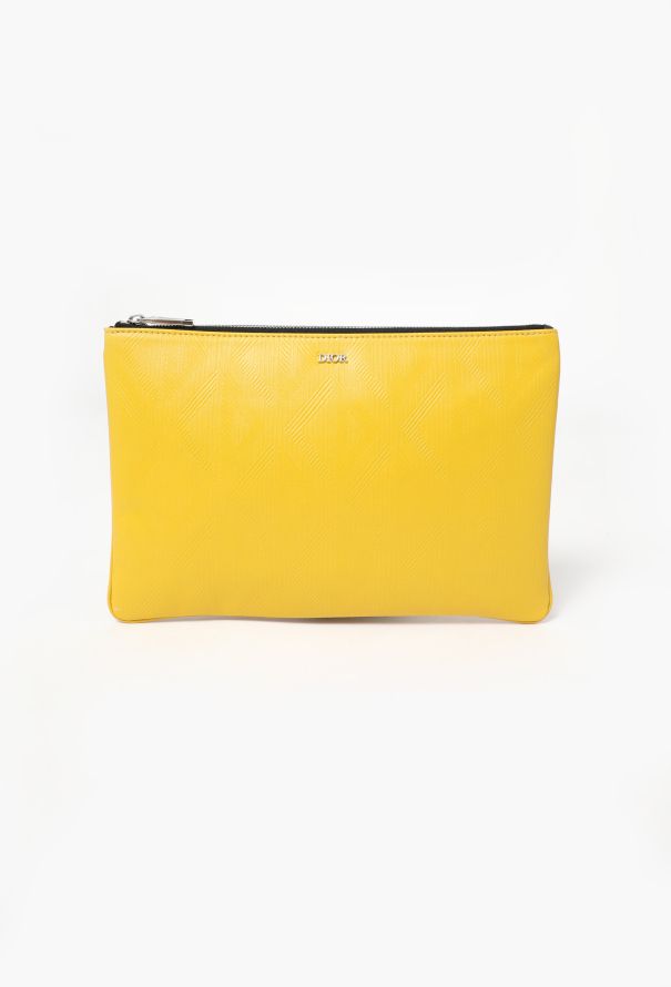 Dior 2022 Yellow Diamond Pouch - 1