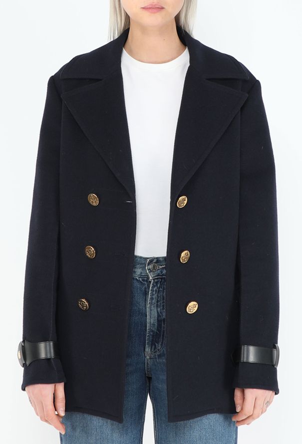 Louis Vuitton 2017 Felted Wool Peacoat - 5