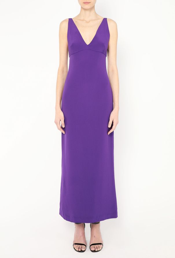 Dolce & Gabbana Late '90s Silk Décolleté Gown - 3 Dolce & Gabbana Late '90s Silk Décolleté Gown - 3