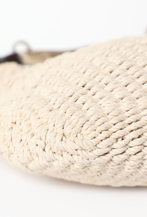 Saint Laurent Rare 2000s Woven Rope Mombasa Bag - 8