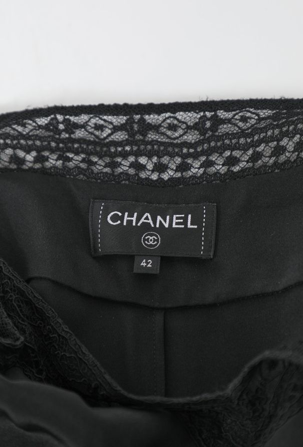 Chanel 2016 Silk Lace Trim Jumpsuit - 5