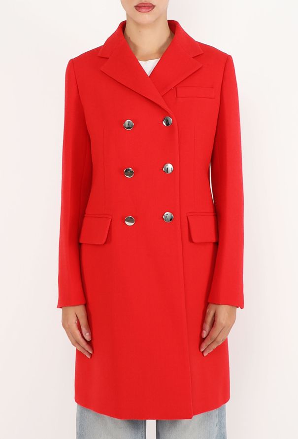 Prada Crêpe Double Breasted Coat - 3