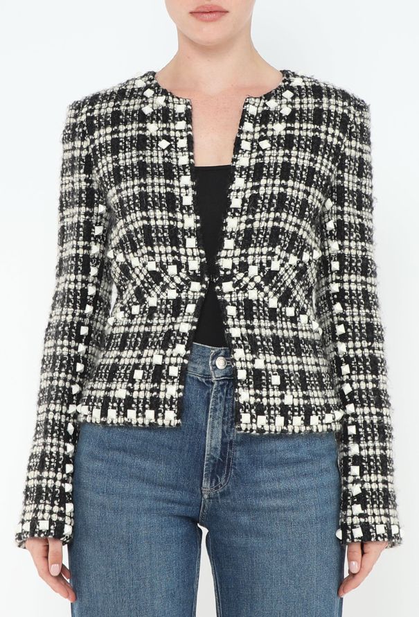 Chanel CAMPAIGN F/W 2003 Studded Tweed Jacket - 6