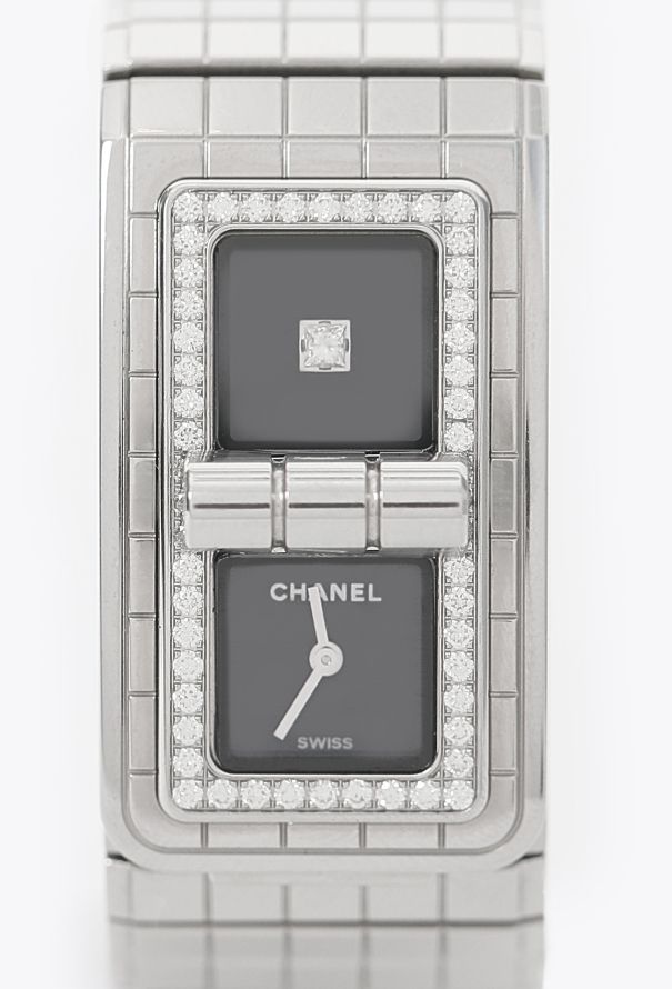 Chanel Code Coco Steel & Diamonds Watch - 3