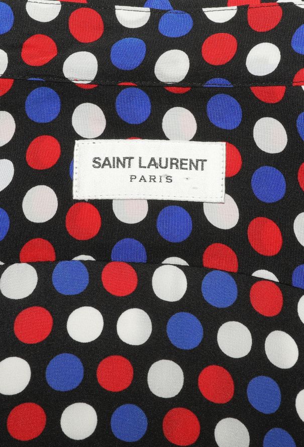 Saint Laurent Polka Dot Silk Blouse - 5