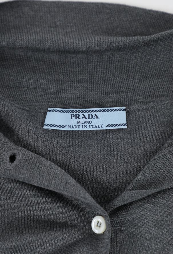 Prada 2024 Silk Logo Polo Dress - 5