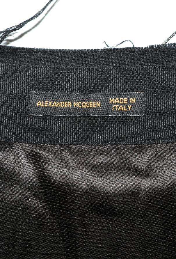 Alexander McQueen COLLECTOR F/W 1999 'The Overlook' Scripted Skirt - 6