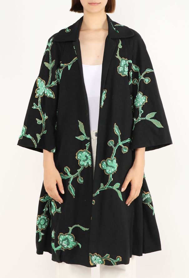 Dries Van Noten Floral Beaded Coat, F/W 2005 - 3