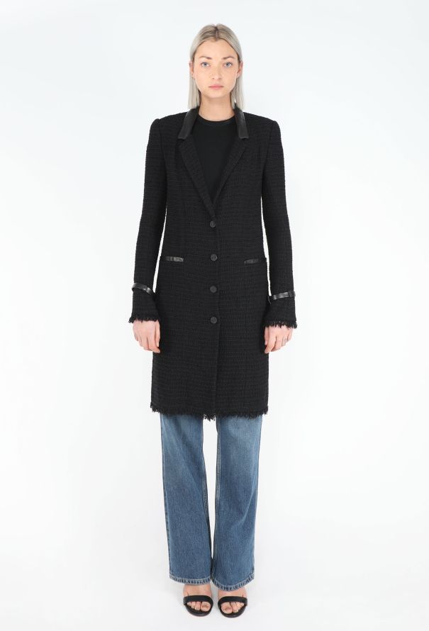 Chanel Fall 2004 Frayed Tweed Coat - 2