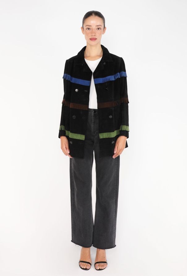 Givenchy Fringe Suede Jacket, Late 1960s - 4