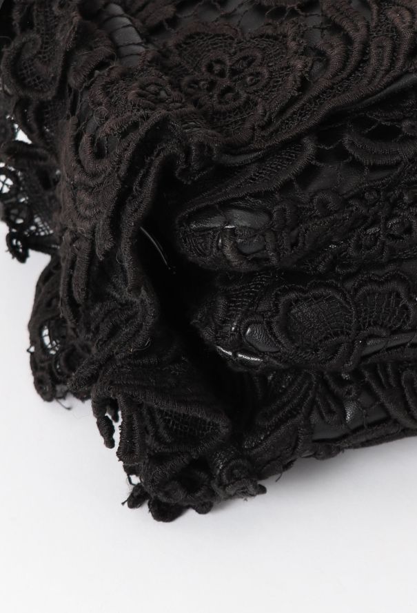 Prada F/W 2008 Guipure Lace Shoulder Bag - 8 Prada F/W 2008 Guipure Lace Shoulder Bag - 8