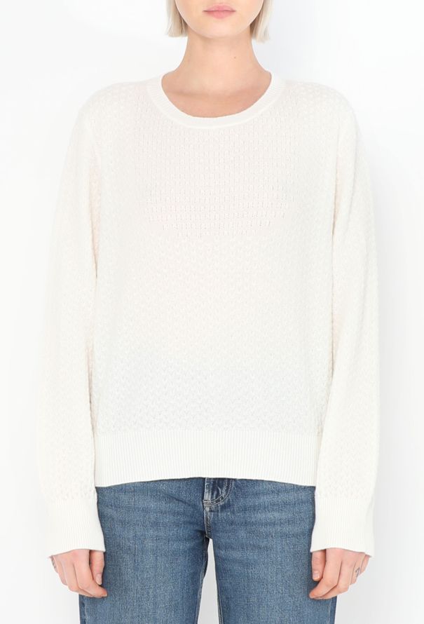 Chanel 2024 Textured Cashmere Sweater - 1