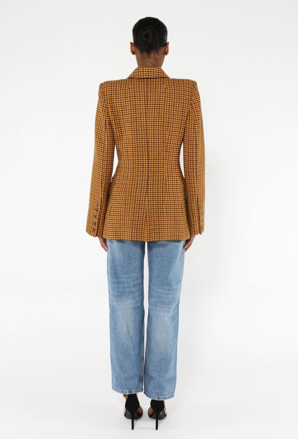 Khaite 2019 Checkered Darla Blazer - 5