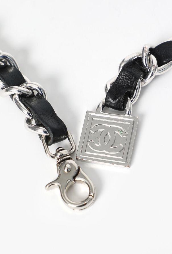 Chanel Fall 2004 Chain and Leather 'CC' Belt - 5