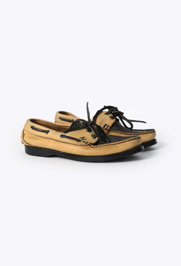 Chanel 1986 'CC' Boat Shoes - 3