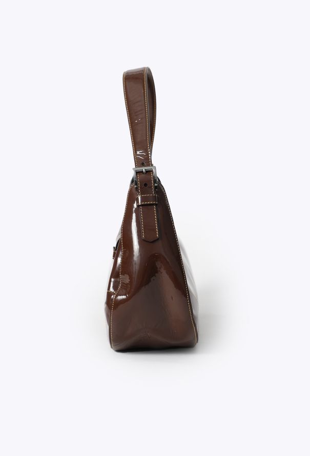 Prada Vintage Patent Shoulder Bag - 7