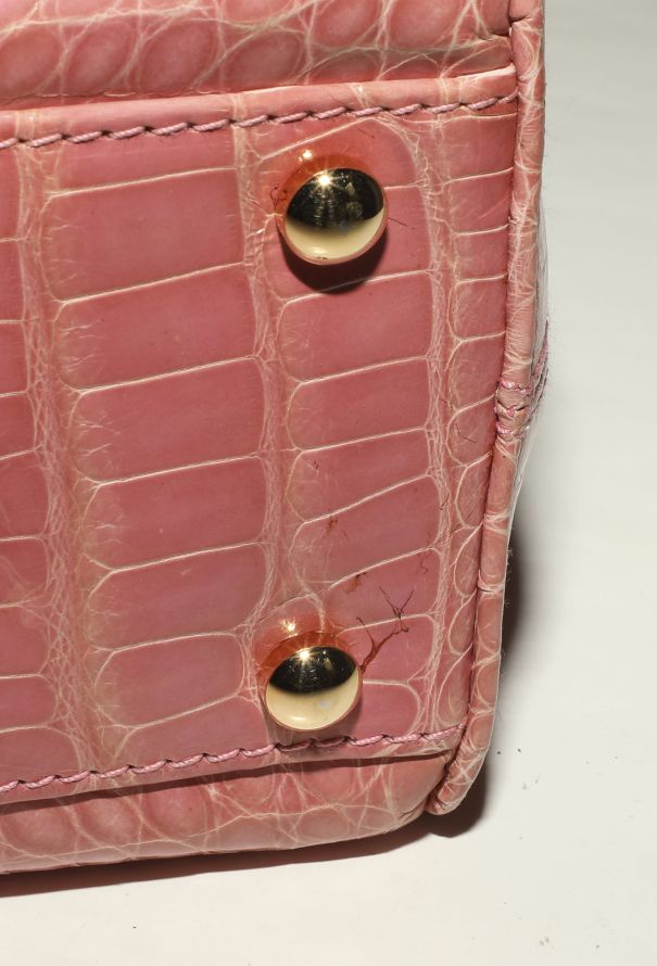 Chanel Early 2000s Alligator Bowling Bag - 11