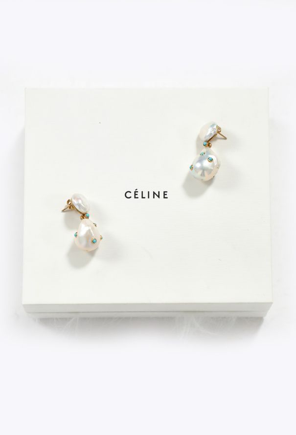Céline Pre-Fall 2018 Baroque Pearl Earrings - 4