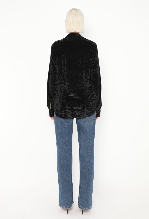 Dries Van Noten 2020 Crushed Velvet Shirt - 5 Dries Van Noten 2020 Crushed Velvet Shirt - 5
