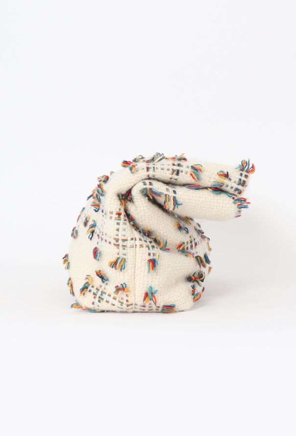 Gabriela Hearst Phoebe Fold-Over Cashmere Clutch - 4