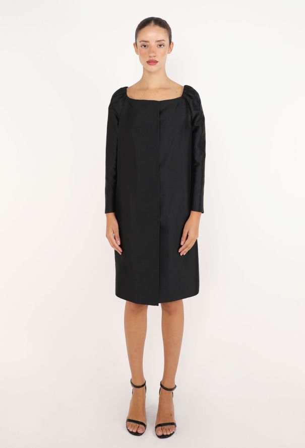 Prada Silk Faille Cutaway Coat, 2006 - 2