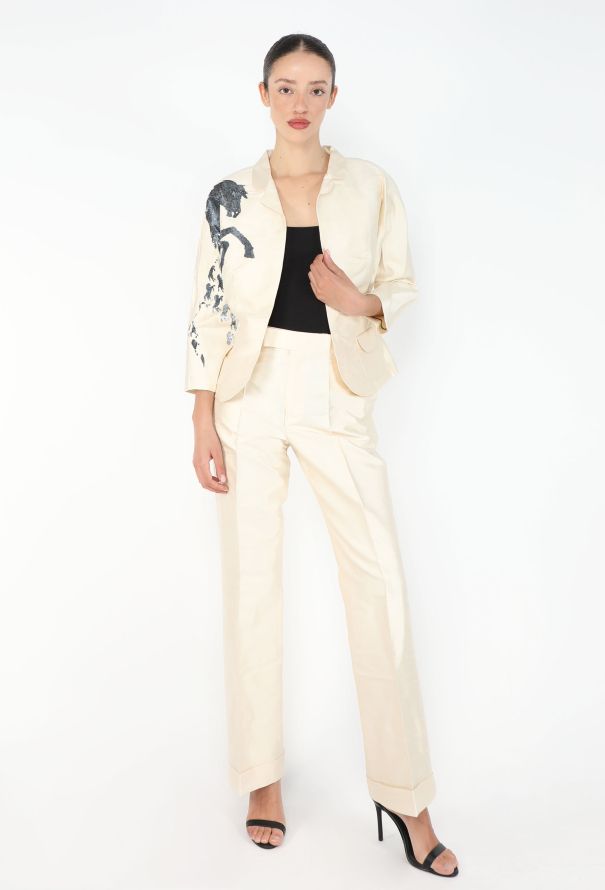 Chloé S/S 2001 Sequin Horse Suit - 6