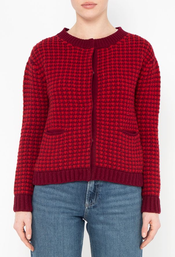 Prada Scottish Wool Knit Cardigan - 1