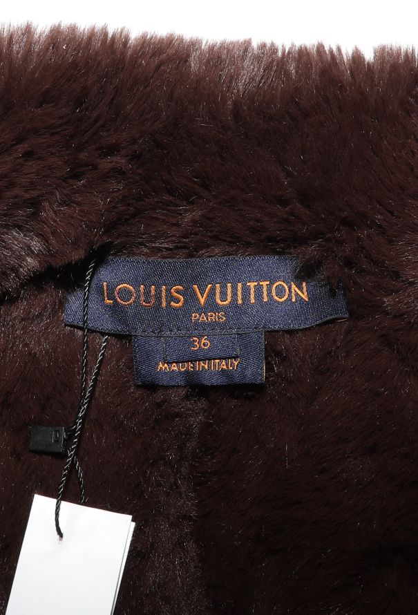 Louis Vuitton F/W 2019 Faux Shearling Aviator Jacket - 8