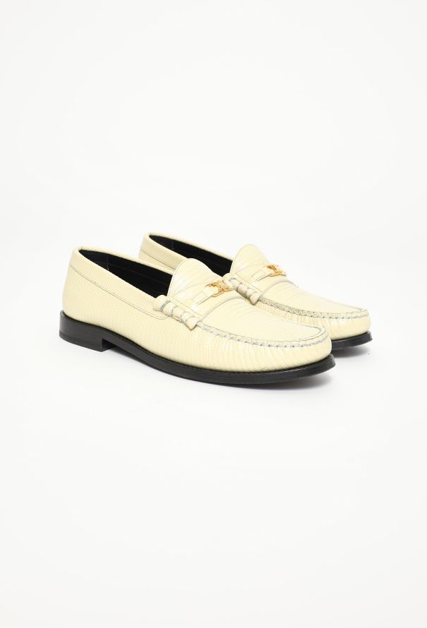 Céline Lizard Embossed Triomphe Loafers - 3 Céline Lizard Embossed Triomphe Loafers - 3