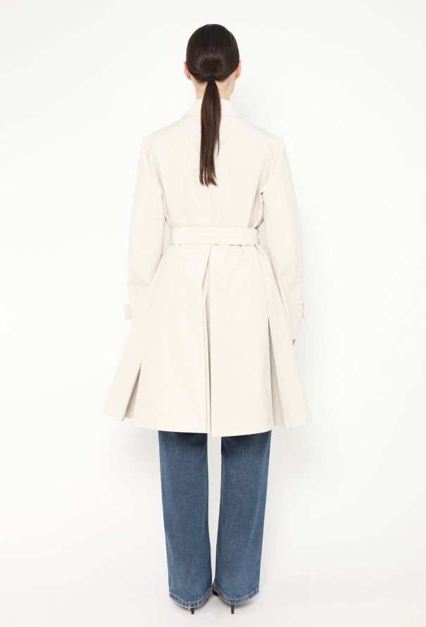Prada Flared Belted Mackintosh Trench - 5 Prada Flared Belted Mackintosh Trench - 5