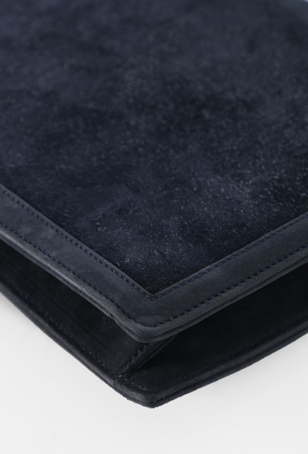 Hermès Rare '70s Bleu Marine Veau Doblis Alcazar Bag - 10