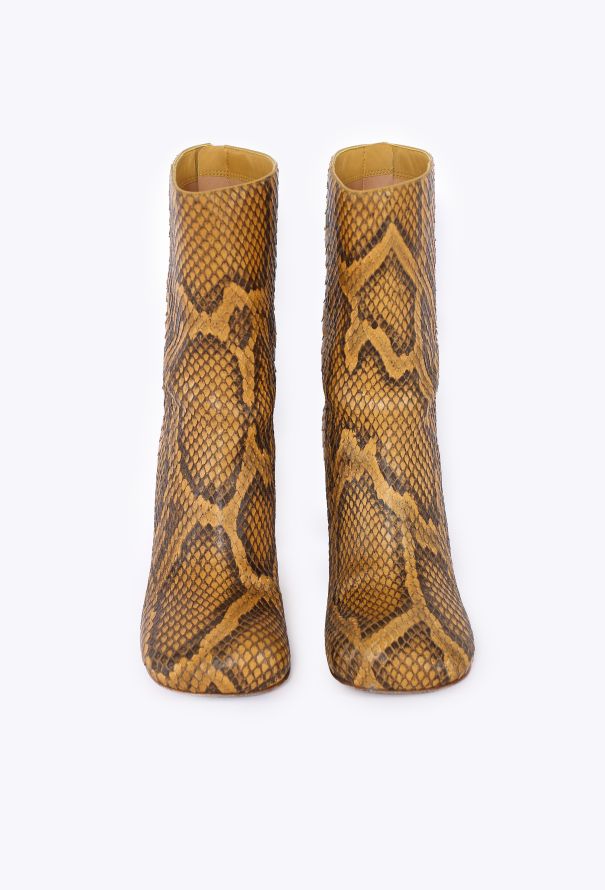 Bottega Veneta Python Leather Ankle Boots, 2020 - 2
