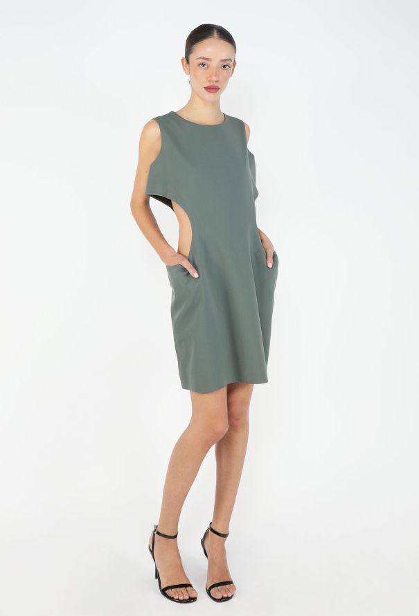 Yohji Yamamoto RARE 1989 Cut-out Tabard Dress - 2